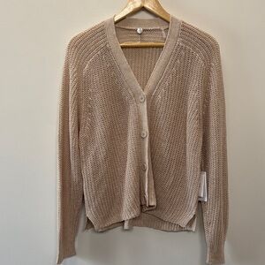 Margaret O'Leary Taupe Knit Cardigan